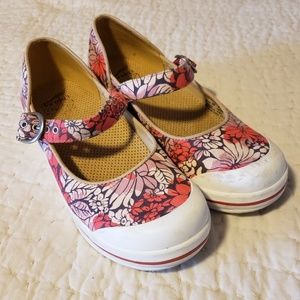 Dansko Floral Mary Janes